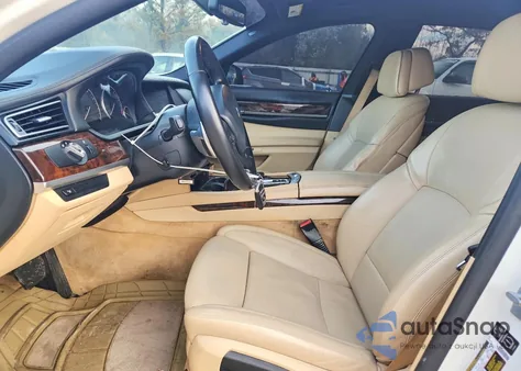 2013 BMW 750 Li из США, поврежденный, VIN WBAYE8C5XDD132558